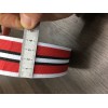 白黑红多色织带（白红黑白黑红白涤纶织带）4cm