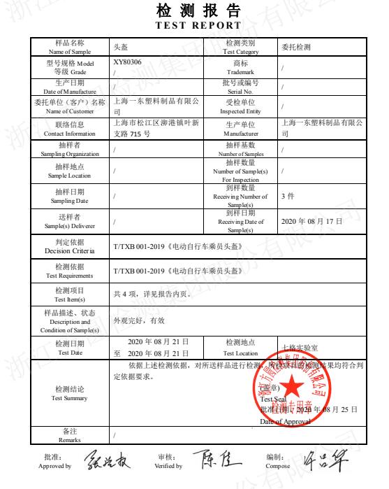 A安全帽检测报告2