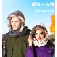 邂逅暖冬！亲子版帽子围巾一体帽温暖又气质
