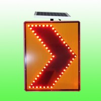 同步太阳能诱导标志牌 同步led诱导标志牌交通设施厂家