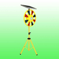 华源智控太阳能回转灯 圆形回转警示灯包邮